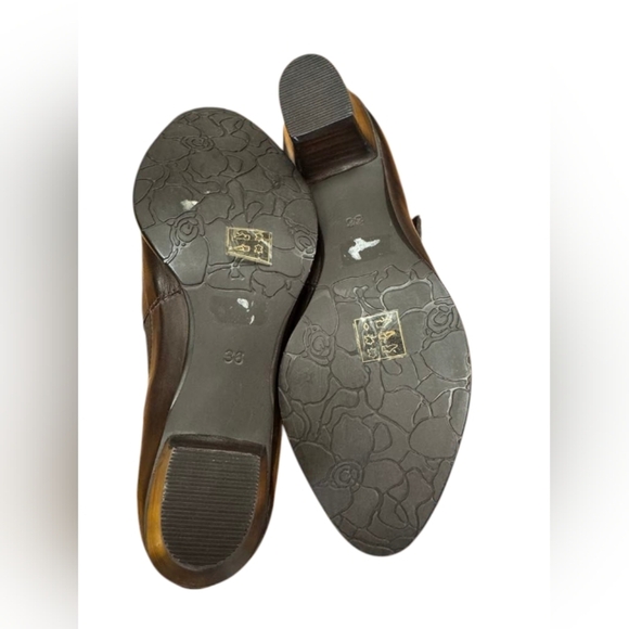 Anthropologie Everybody By B.Z Moda NWT T.Moro Dark Brown Leather Size 36 - Picture 7 of 9